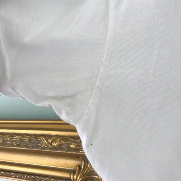 Serengetee white v-neck ikat pocket t-shirt - Picture 5 of 6